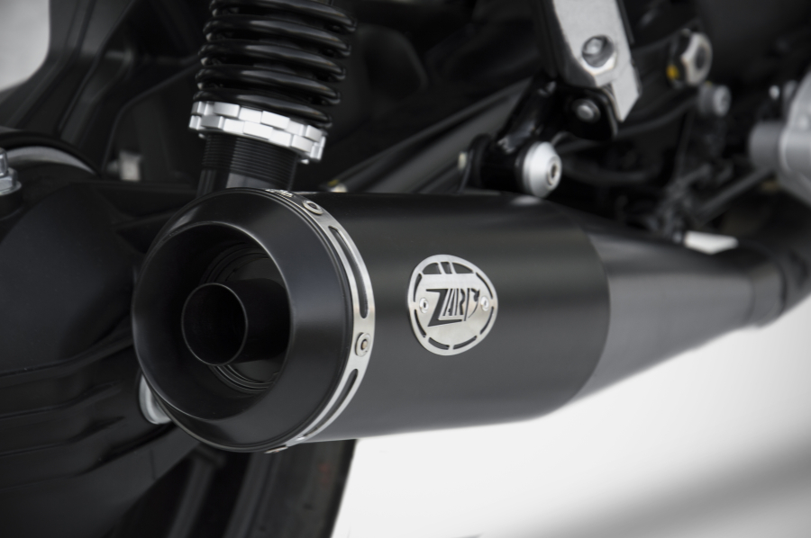 Zard Moto Guzzi V7 III, built 2017-2020, Euro4, conical round slip-on ECE